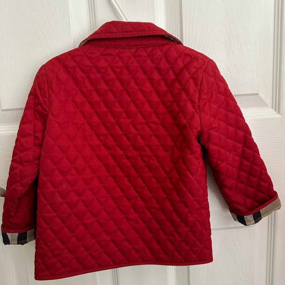 Toddler Burberry Jacket 18 mos (Great Condition)